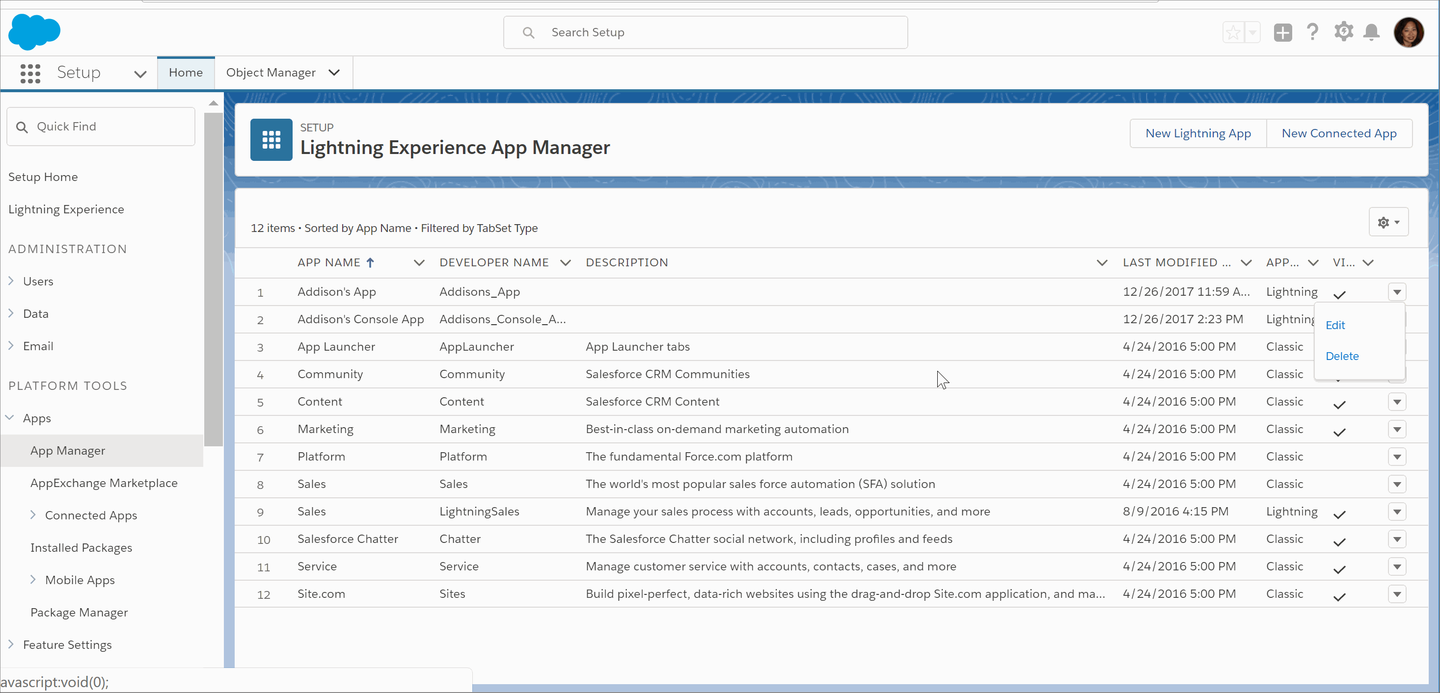 What is component visibility in salesforce Einstein Hub SalesForce Guide