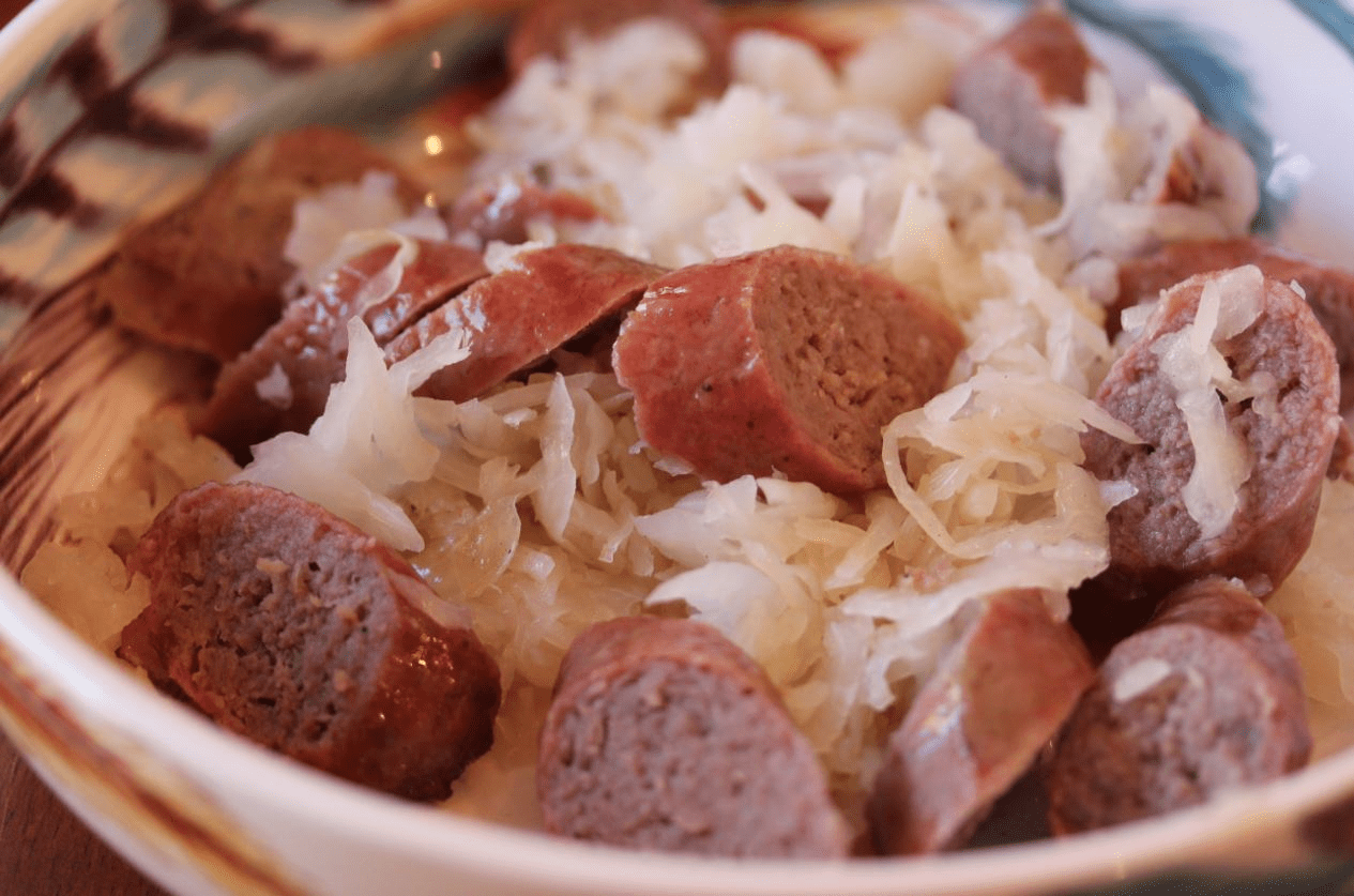 Grilled Bratwurst and Sauerkraut Jen Yocum