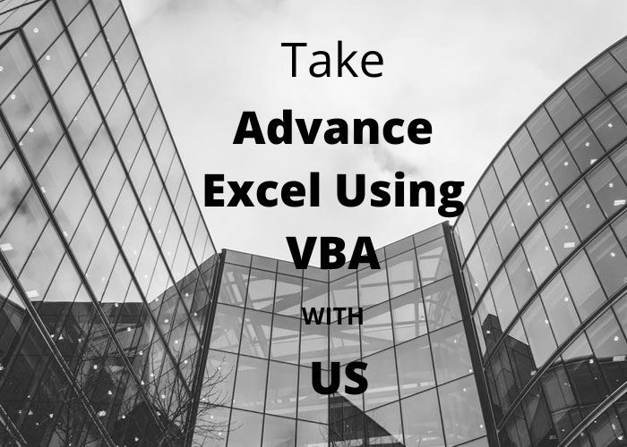 Advanced Excel Using VBA Virtual Classroom
