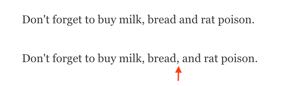 Extreme Grammar 301 The Oxford Comma Jeremy James in Hong Kong