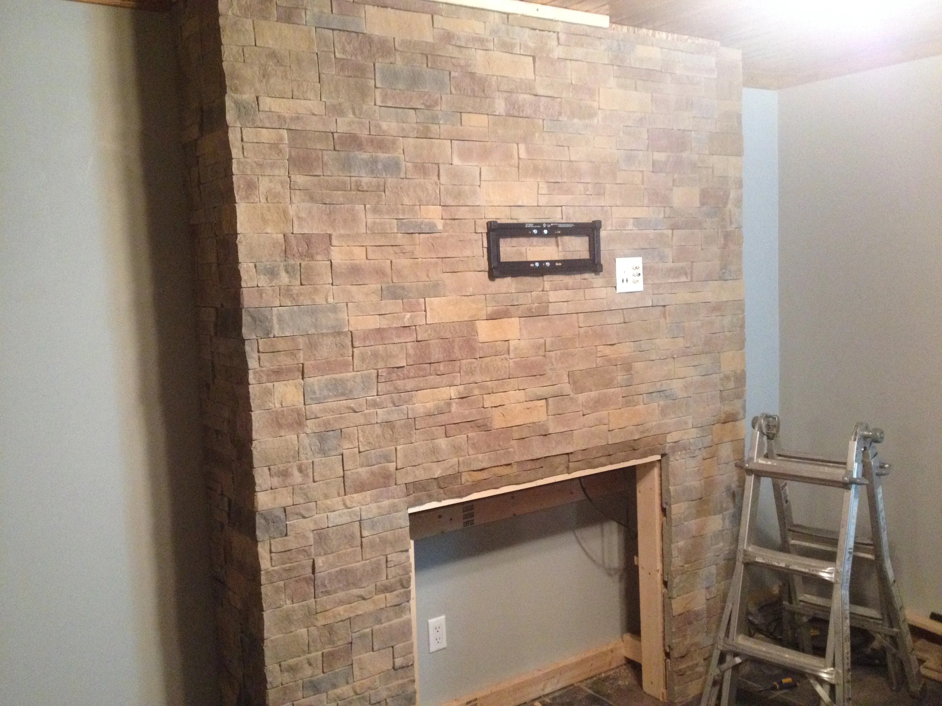 Durata DryStack Stone Fireplace Hicksville, Ohio