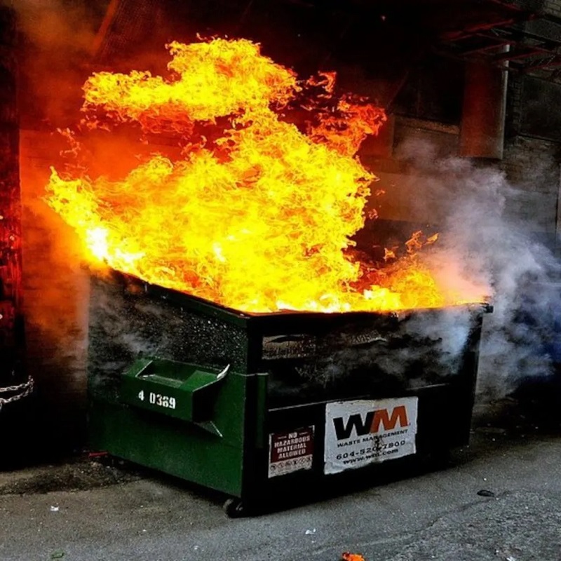 Dumpsterfirepic J. ERIC SMITH