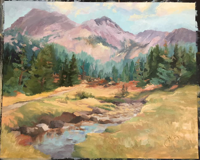 Painting Amazing Yosemite Jeri McDonald Fine Art