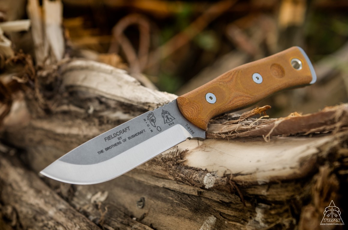 TOPS Knives B.O.B. Knife with Tumbled Finish Jerking the Trigger