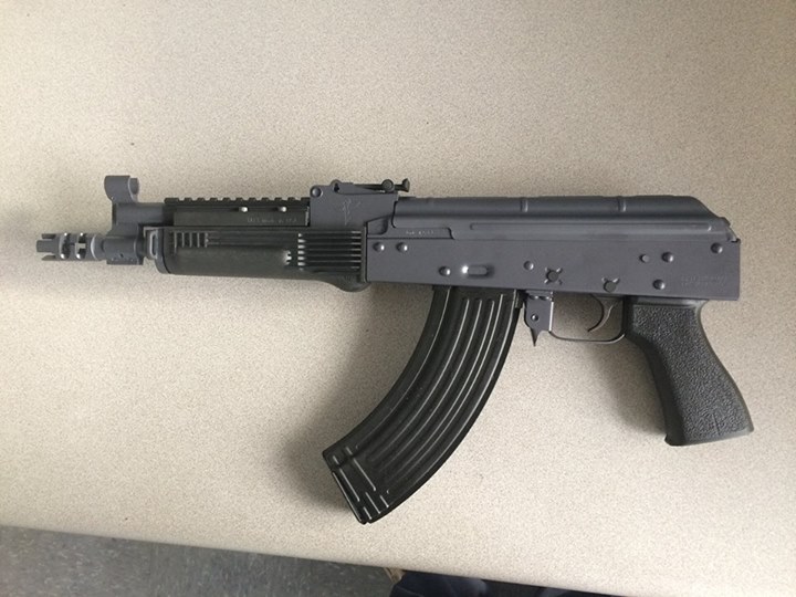 Rifle Dynamics RD710P, 7.62×39 AK Pistol Jerking the Trigger