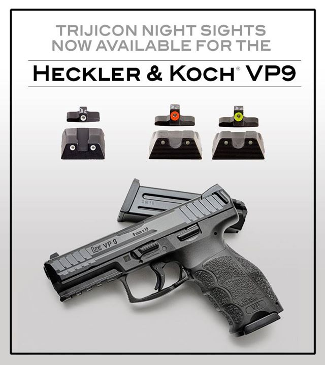 Trijicon Night Sights for the HK VP9 Jerking the Trigger