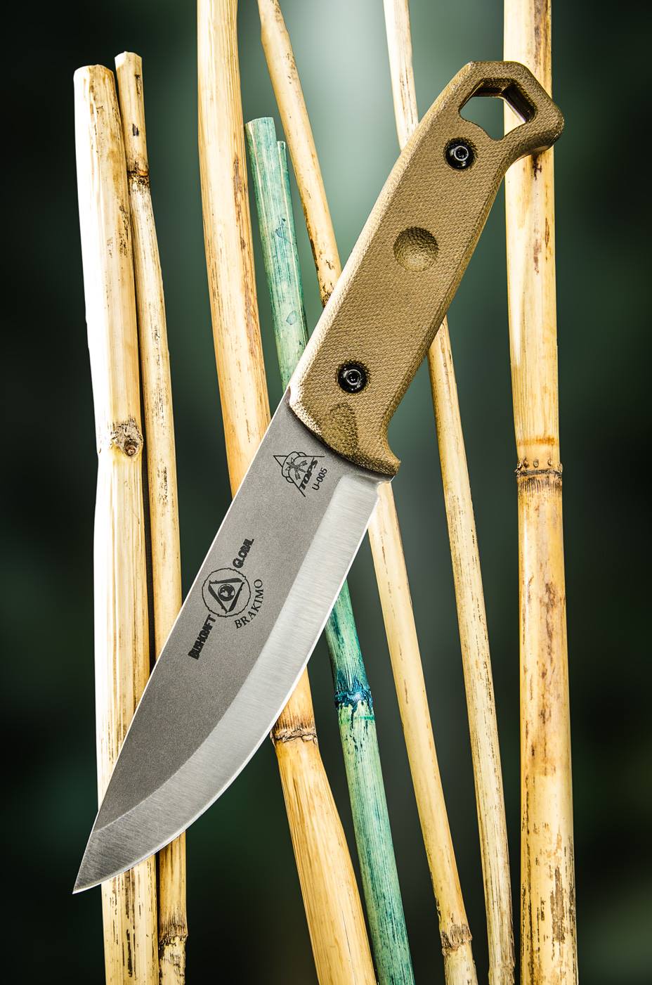 TOPS Knives and Bushcraft Global Brakimo Collaboration Knife Jerking