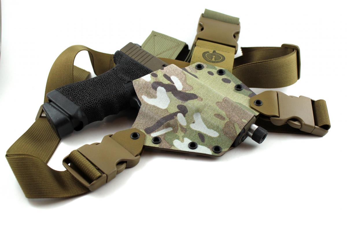 GunfightersINC Kenai Chest Holster Jerking the Trigger