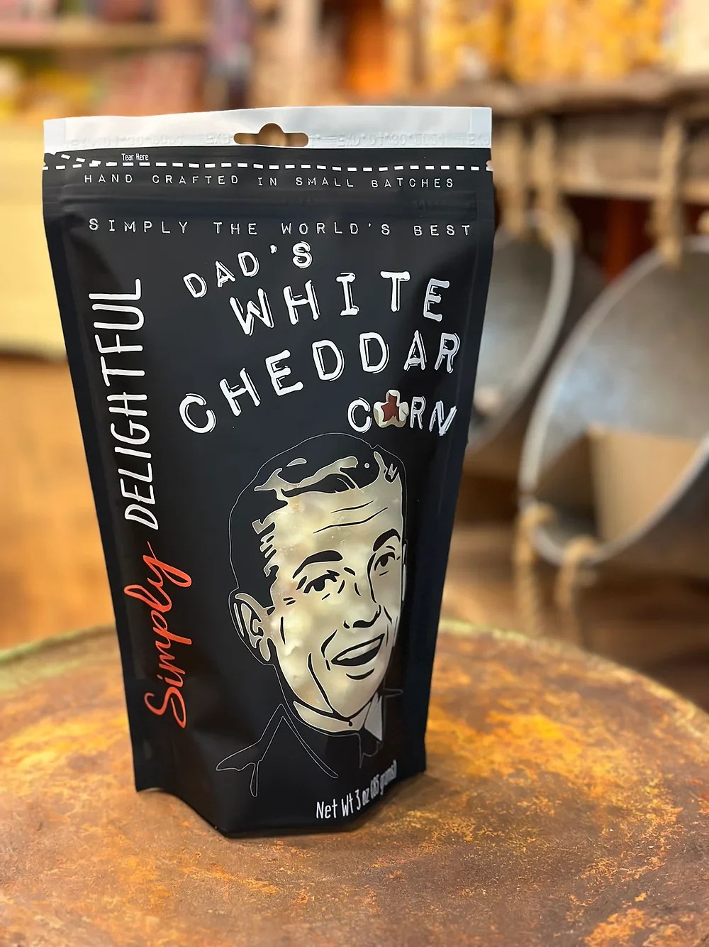 Simply Delightful Dad's White Cheddar Corn Jerky Outpost
