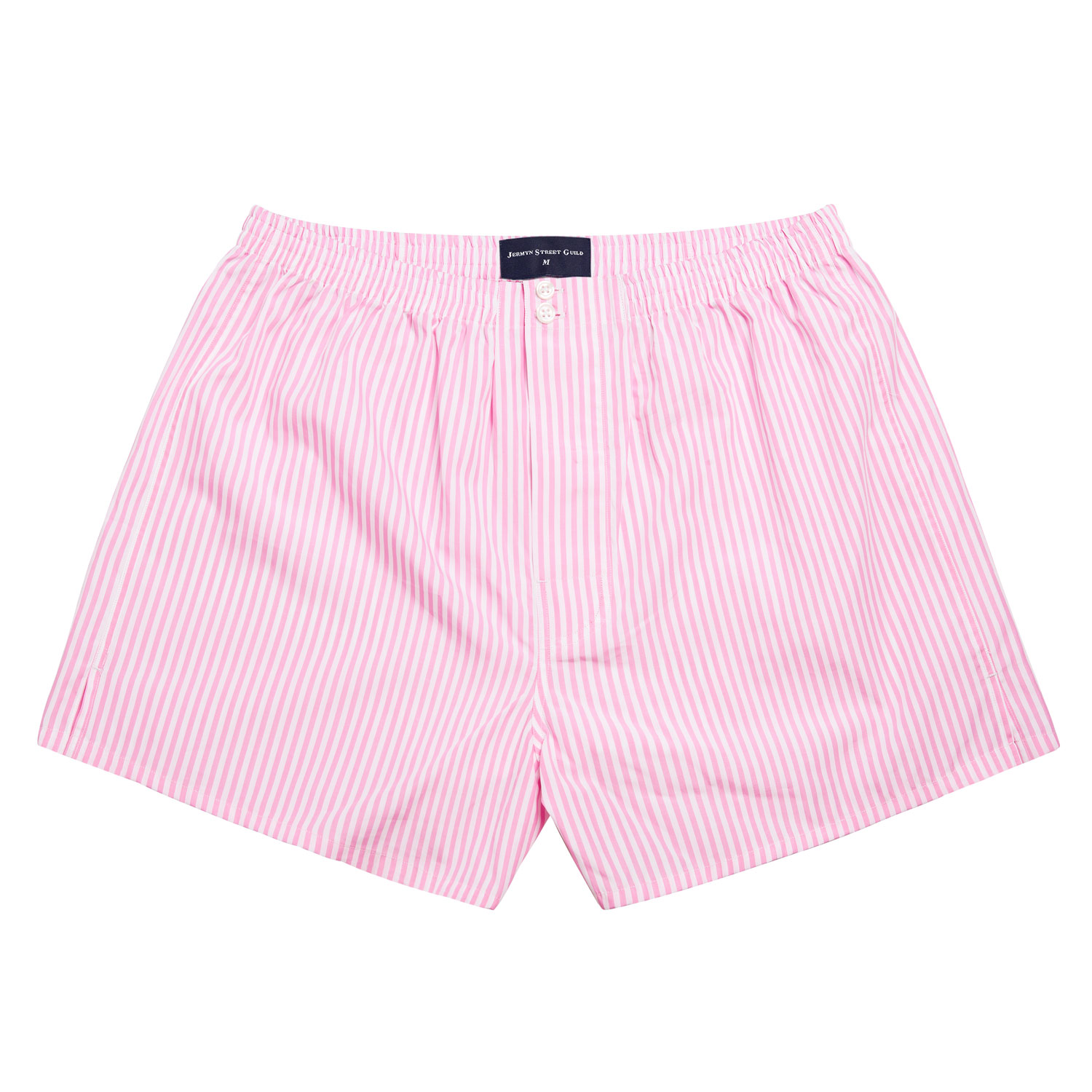 Pink Bold Check Poplin Boxer Shorts