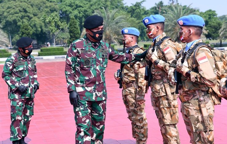 Lepas Pasukan Garuda, Panglima TNI Itu Tugas Istimewa Jernih.co Lepas Pasukan Garuda, Panglima TNI Itu Tugas Istimewa Jernih.co