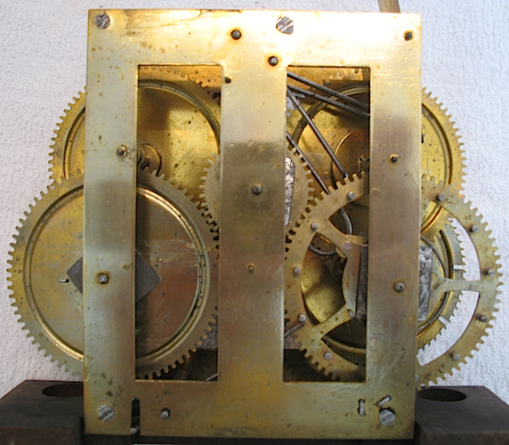 30hr Jerome Patent Brass A Chauncey Jerome Clock Collector