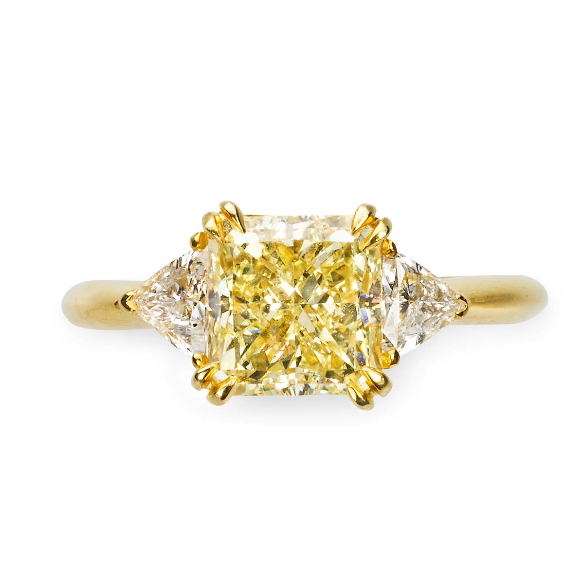 FANCY YELLOW DIAMOND RING Jerry Blickman