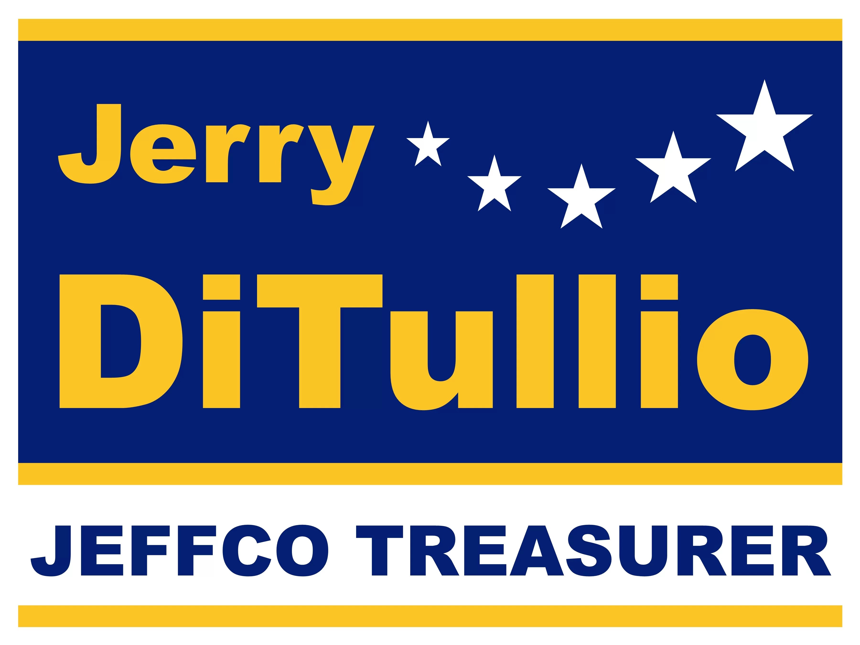 Campaign Update Jefferson County Treasurer Jerry DiTullio