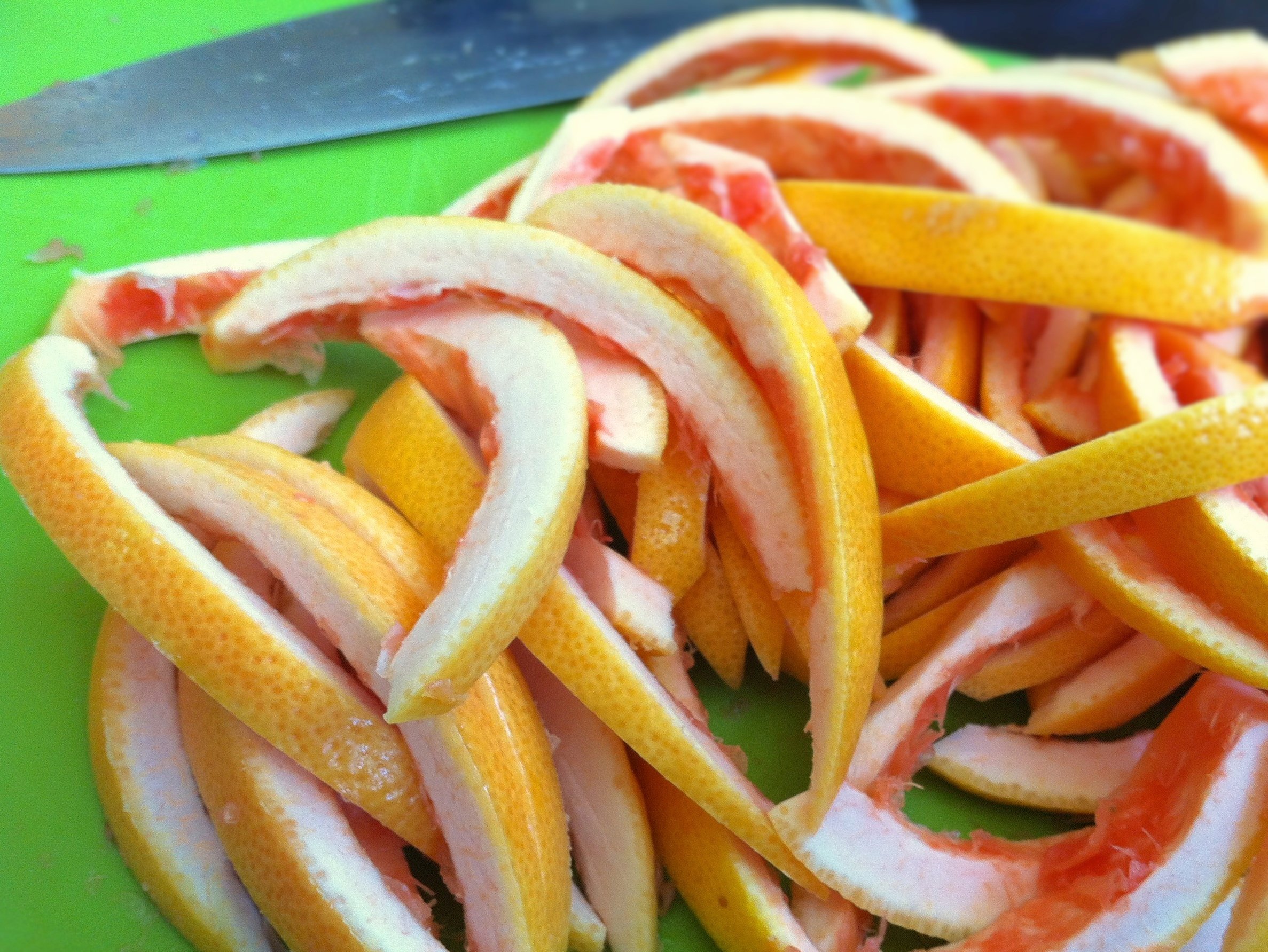 Candied Grapefruit Peels