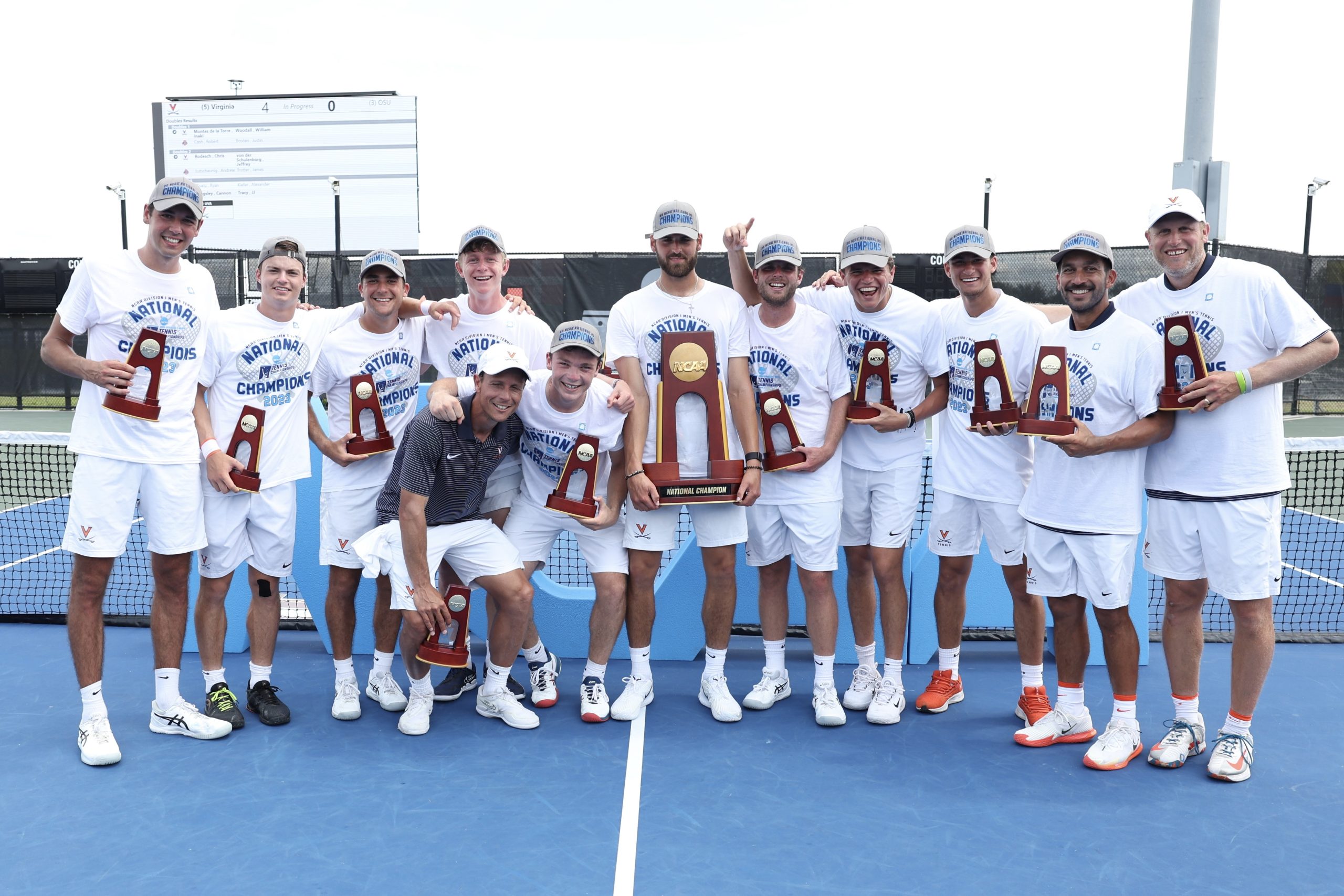 Men's Tennis UVA claims secondstraight NCAA title with 40 sweep of No. 3 Ohio State Jerry