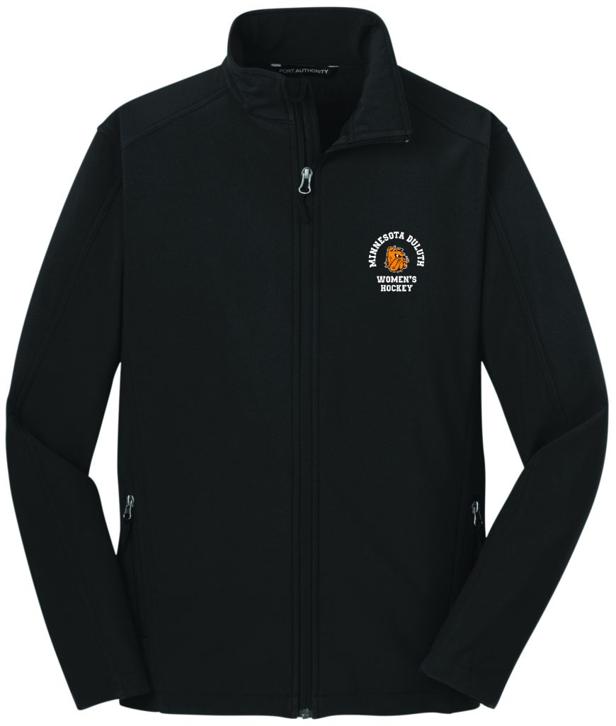 UMD Womens Hockey Soft Shell Jacket Jersey City Screen Printing and