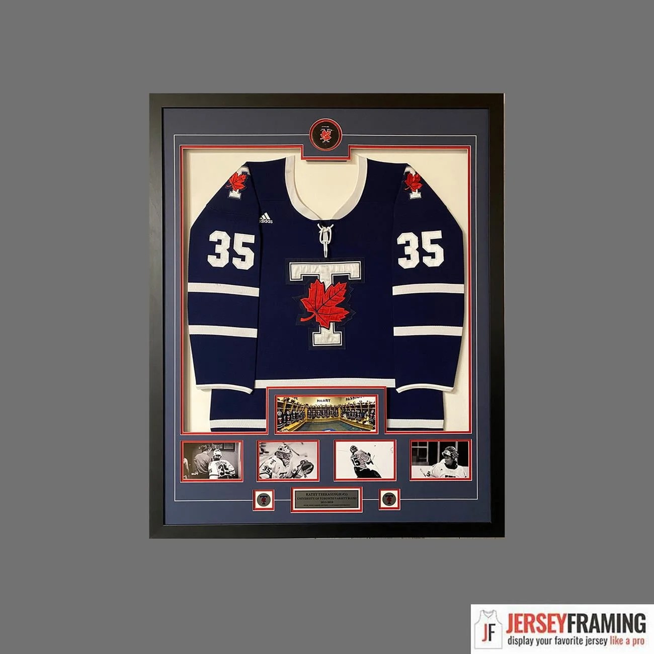Hockey Jersey Frames, Display Cases and Shadowboxes Jersey Framing