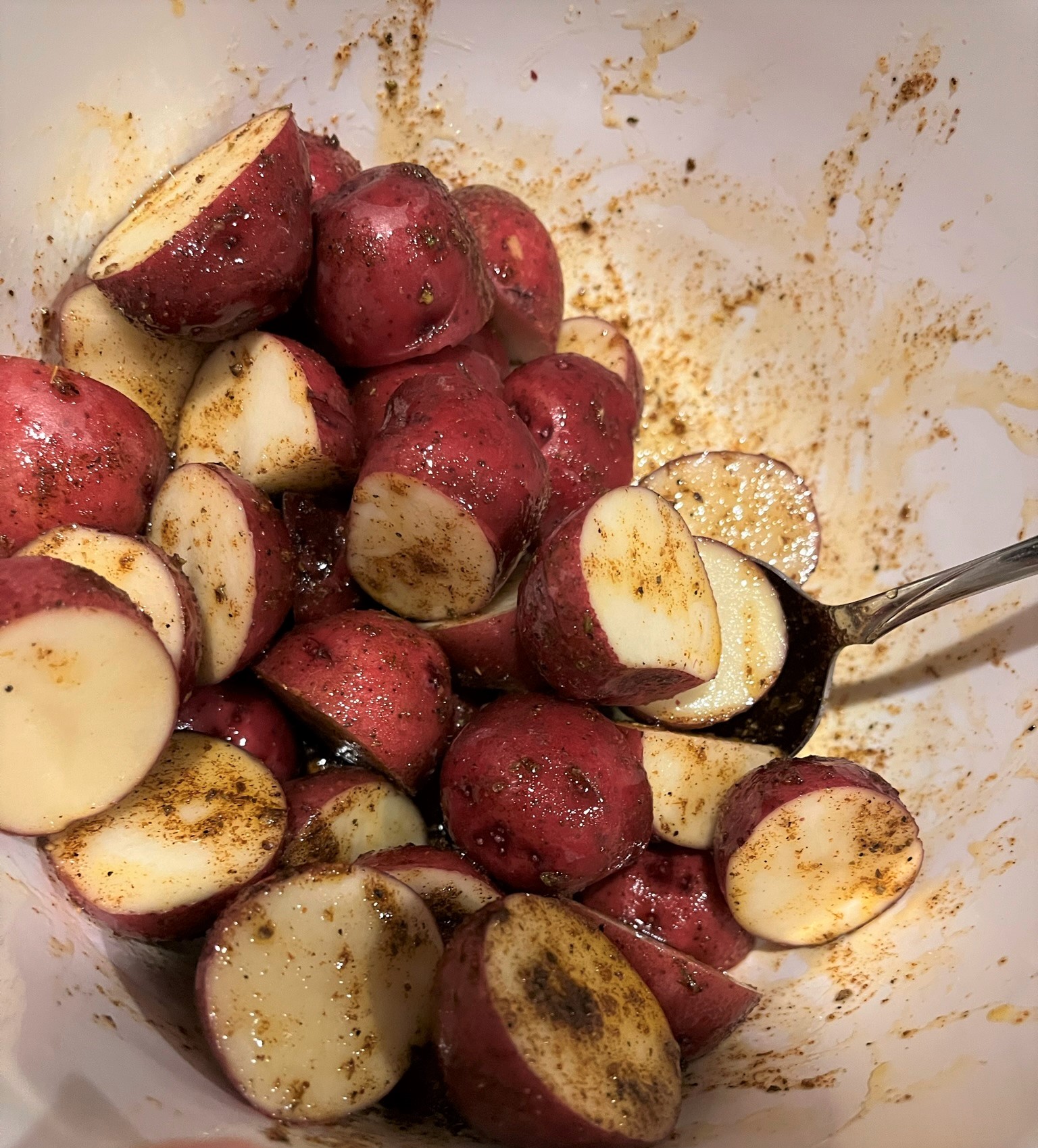 Roasted Cajun Potatoes Jersey Girl in the Kitchen
