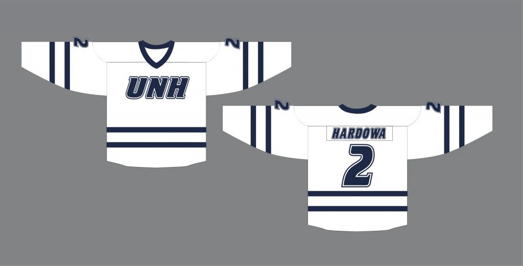 Full Custom Six (6) UNH Hockey Jerseys Jersey Haven