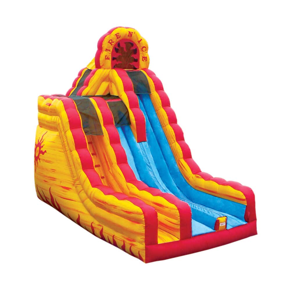 Jersey Jumpy 20' Fire N Ice with Pool Bounce House Rental