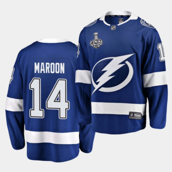 Men’s Patrick Maroon 14 Tampa Bay Lightning 2020 Stanley Cup Final