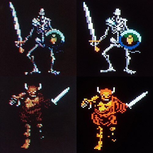 Today’s Computer Displays Distort Pixel Art Designed for 1980s CRTs