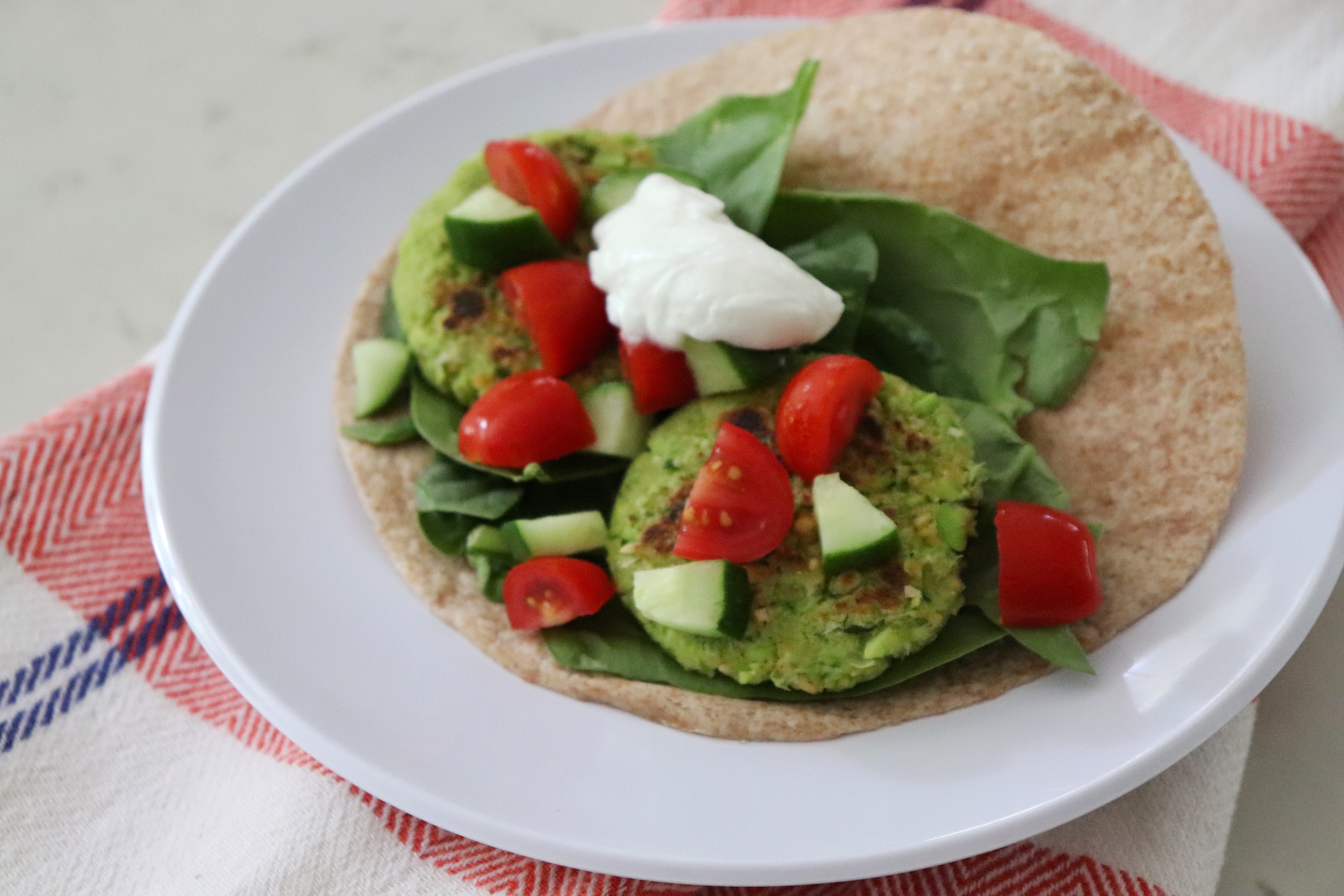 Edamame Falafel Tacos Jessica Ivey