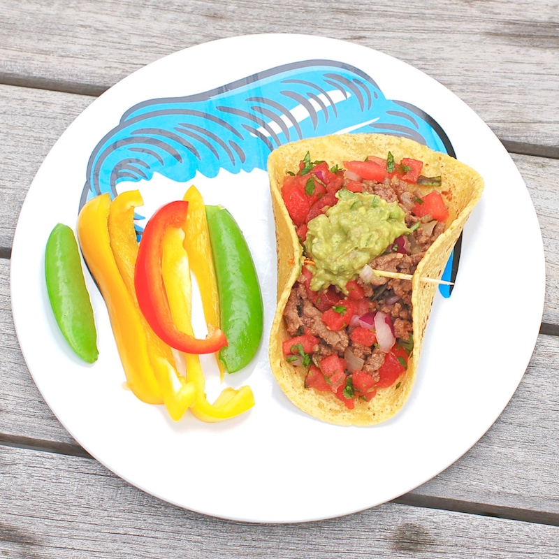 Chipotle Beef Tacos with Watermelon Salsa {GlutenFree, DairyFree}