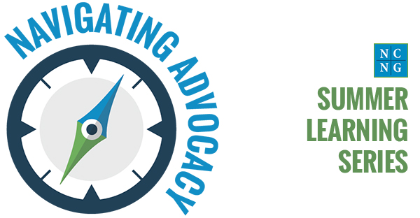 Navigating Advocacy event logo Jessica Norman