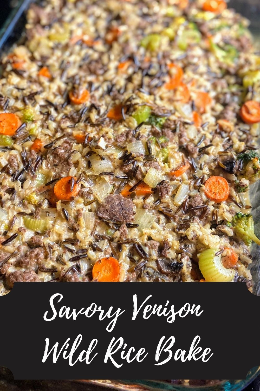 Savory Venison and Wild Rice Bake · Jess in the Kitchen