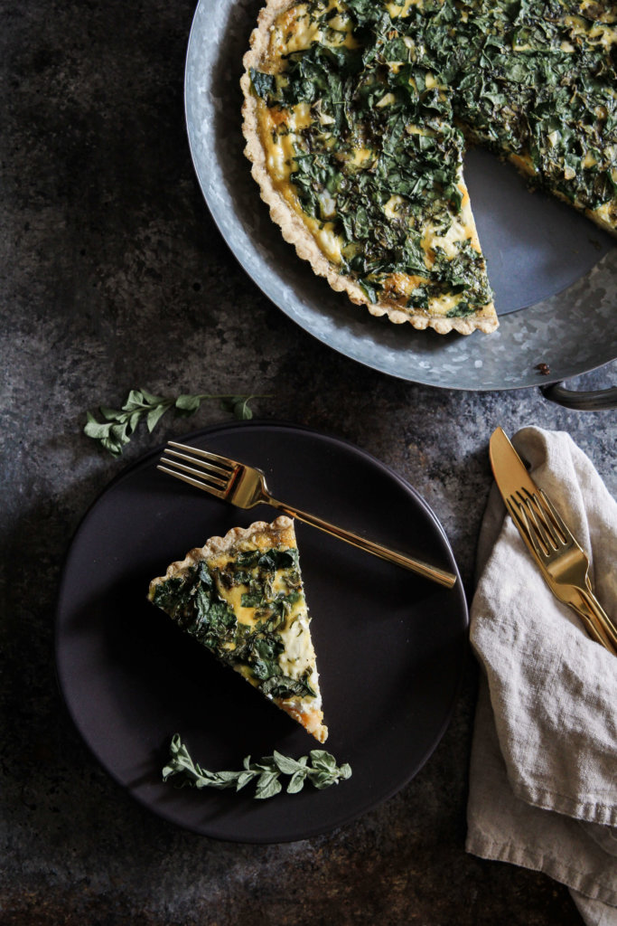 Butternut Squash and Kale Quiche — Jessi's Kitchen