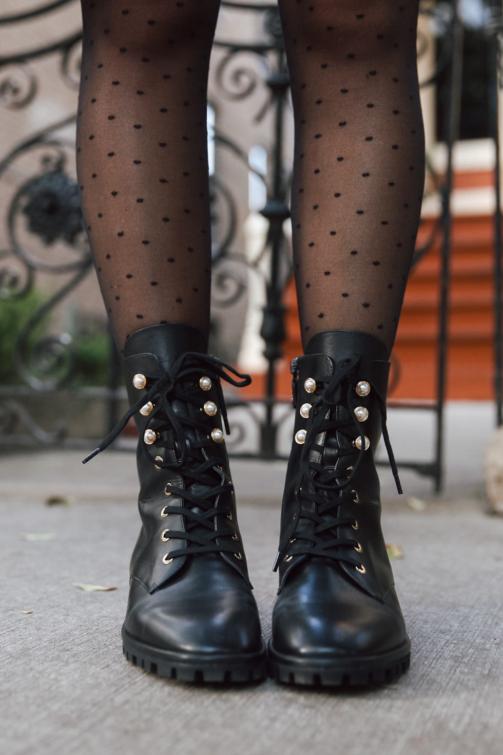 A wrap coat + feminine combat boots you’ll love for fall from Saks OFF