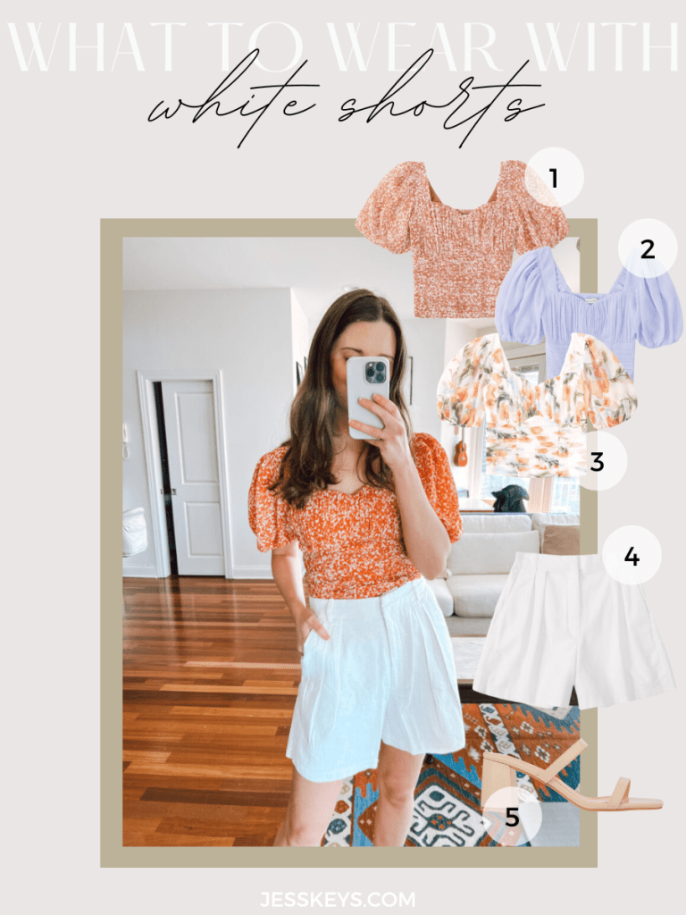 What to wear with white shorts Jess Keys