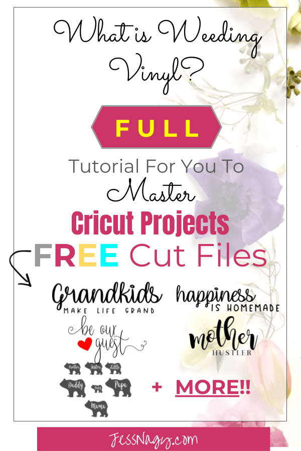 What is Weeding? How to Weed Vinyl? Jess Nagy One Crafty Mama