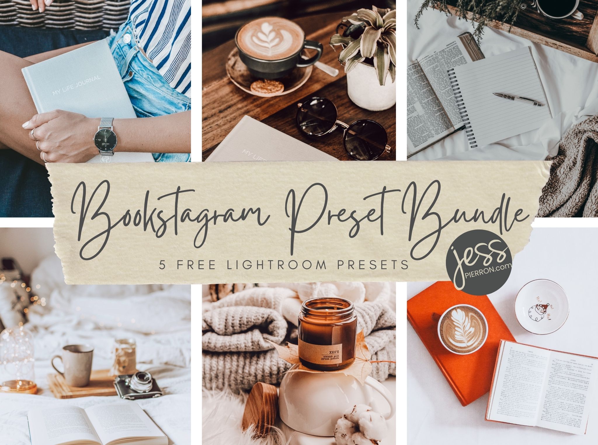 FREE Bookstagram Presets for Lightroom Mobile Jess Pierron