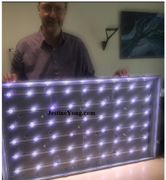 LED Backlight Problem In LG TV Checked With LED TV Backlight Tester
