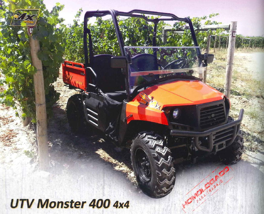 Quad UVL Monster 400 4x4 para campo