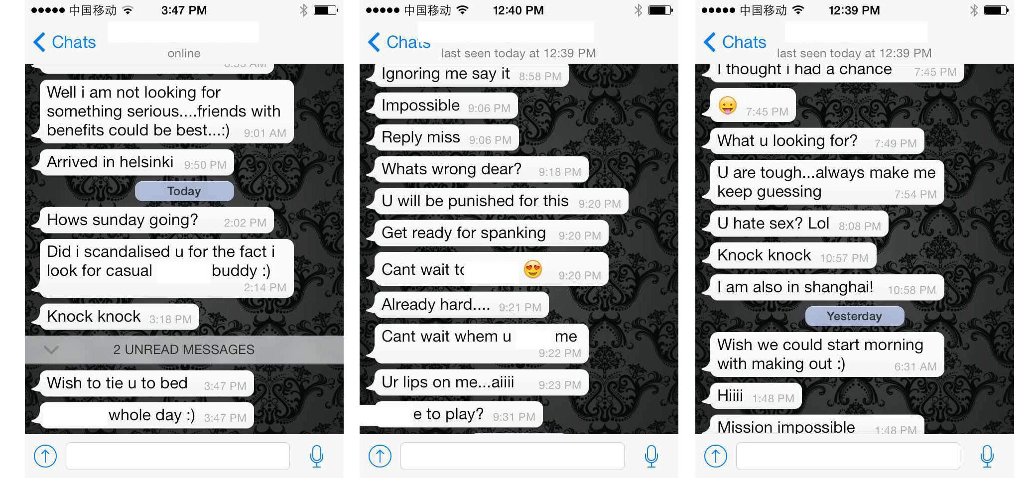 Shanghai Soulmate Searching … or Surprise Sexting? Je T'aime… Me Neither