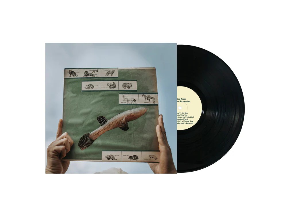 Cotton Jones The River Strumming (Black Vinyl) Jet Black Cat Music