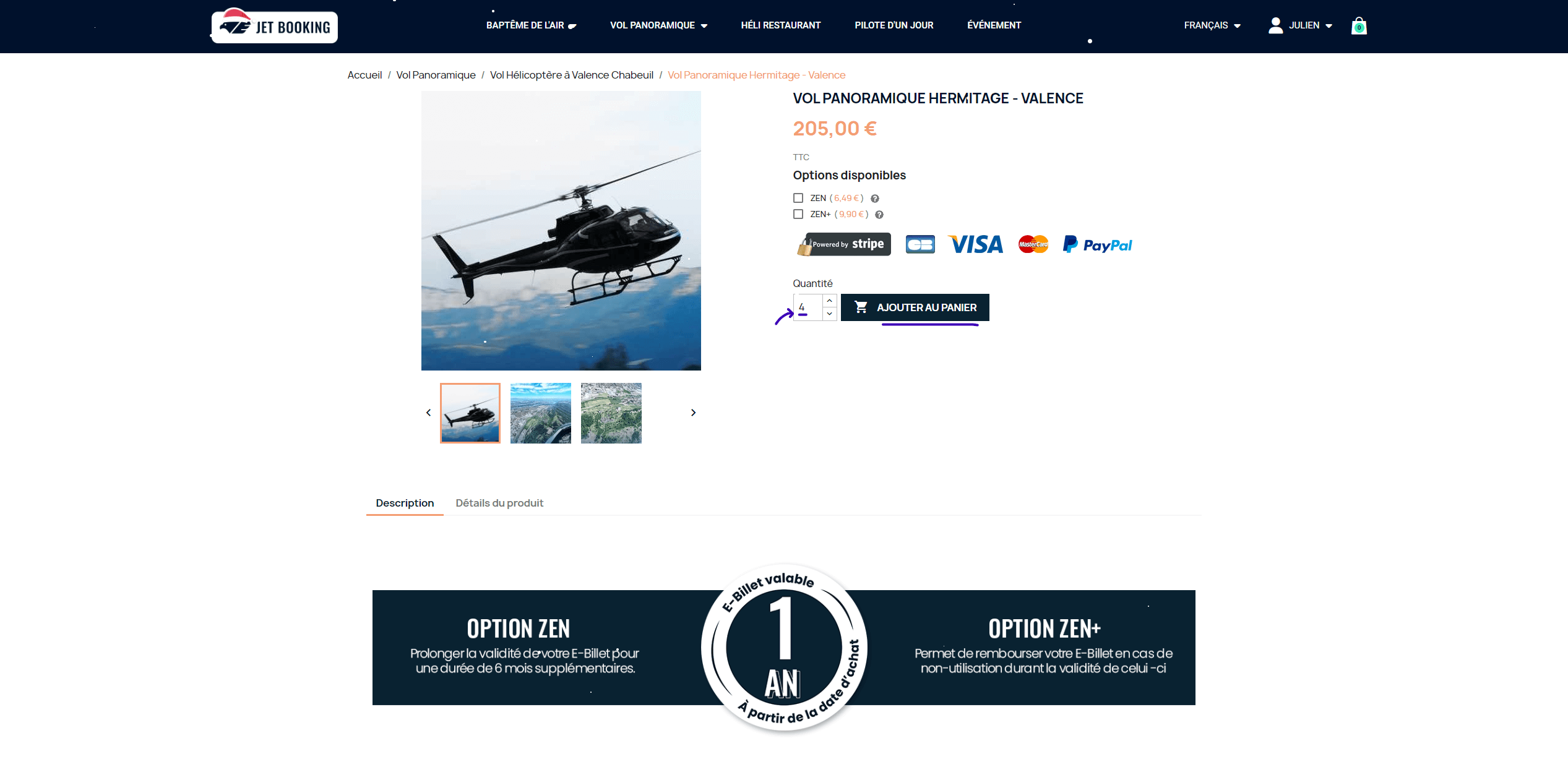 Utilisation des codes promotionnelles