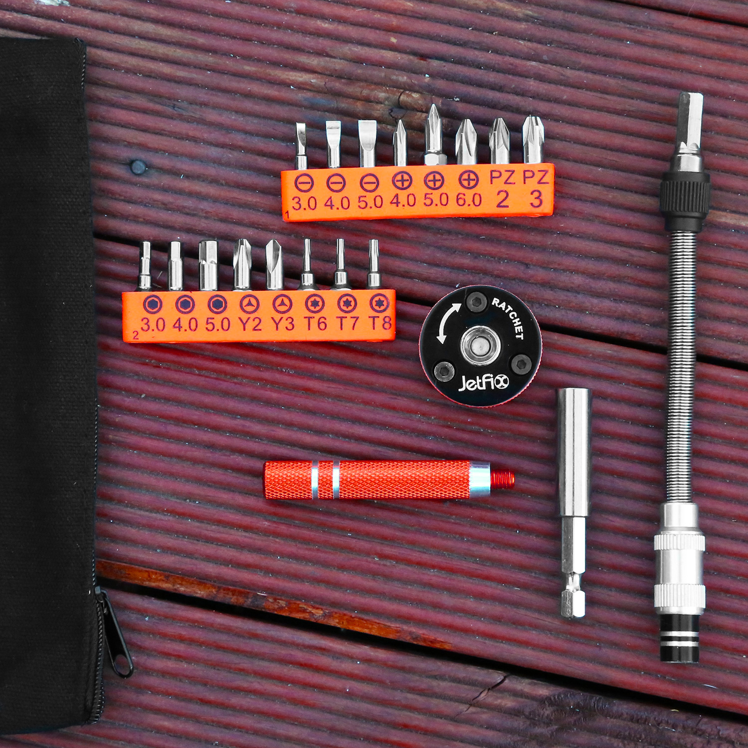 Jetfix Ratchet I.T Screwdriver Kit