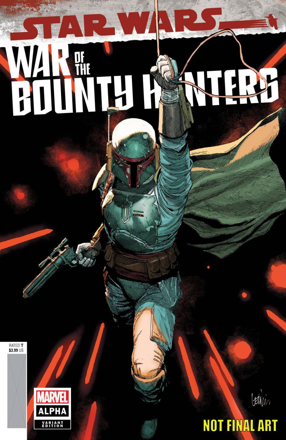 Star Wars War of the Bounty Hunters 5 JTC Action Figure Variant Cover
