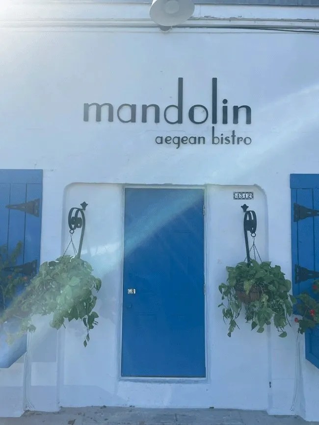 Mandolin Aegean Bistro Miami, FL Dog Friendly Restaurant