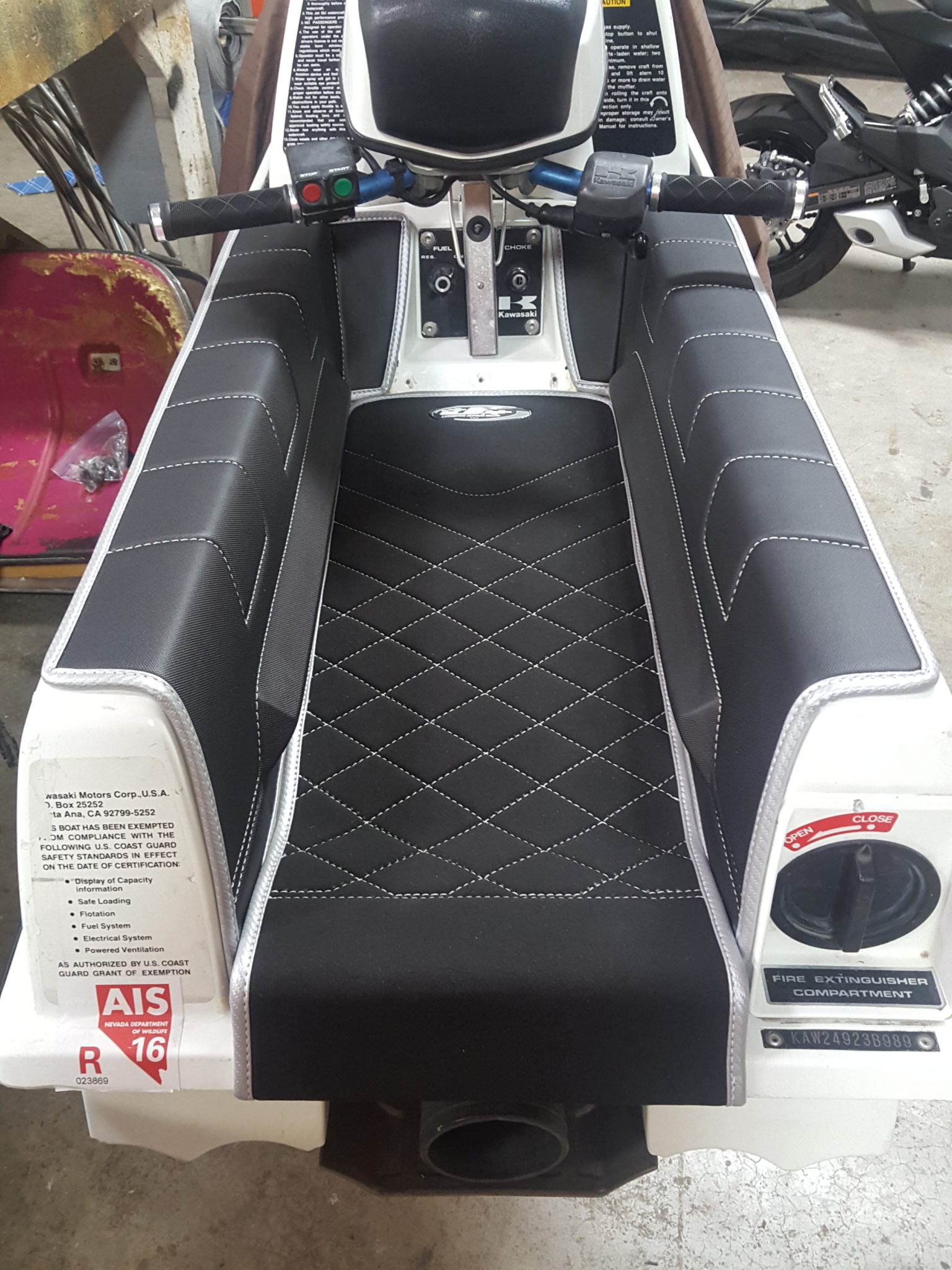 Body Parts Kawasaki JS300 JS440 JS550 Hydroturf Mat Kit HT20 BLUE ON