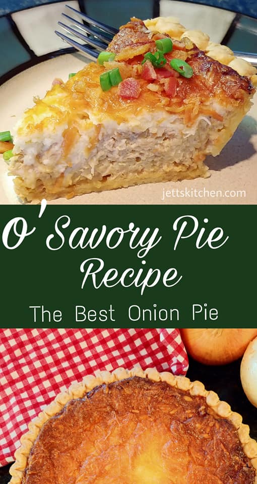 Savory Onion Pie Recipe Jett's Kitchen