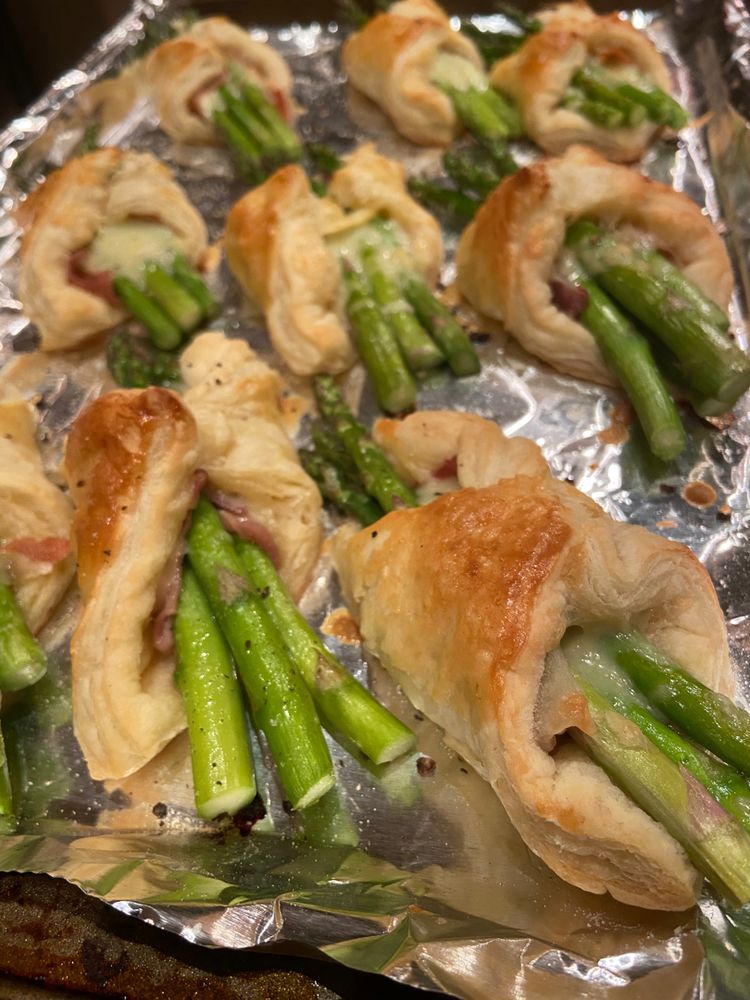 ProsciuttoWrapped Asparagus Puff Pastry