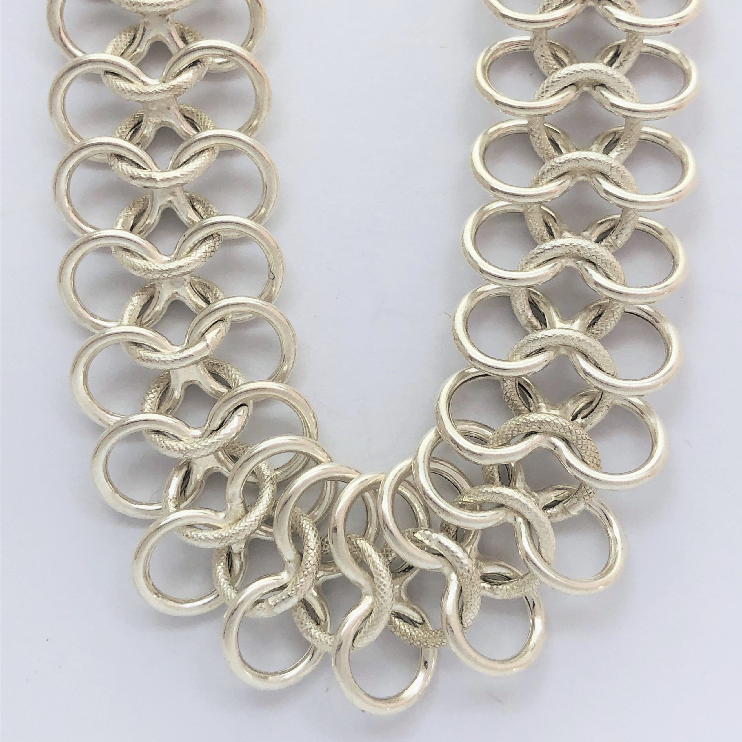 925 Silver Broad Fancy Ring Link Chain The Jeweller