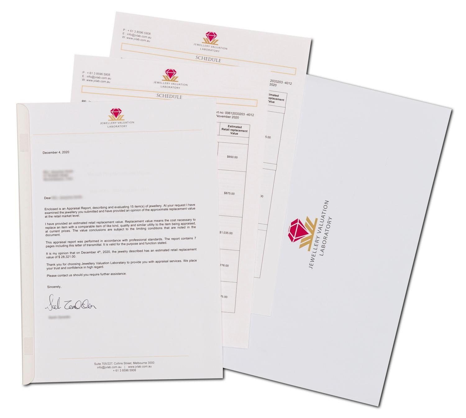 Valuation Certificate for Jewellery Jewellery Valuation Cost