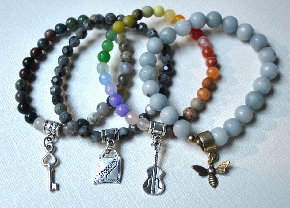 Charms Meet Stackable Stretch Bracelets Jewelry Making Journal